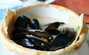 mussel cream soup